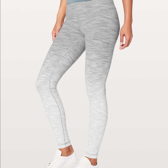Lululemon Wunder Under Hi-Rise Ombré Gray - Picture 3 of 3